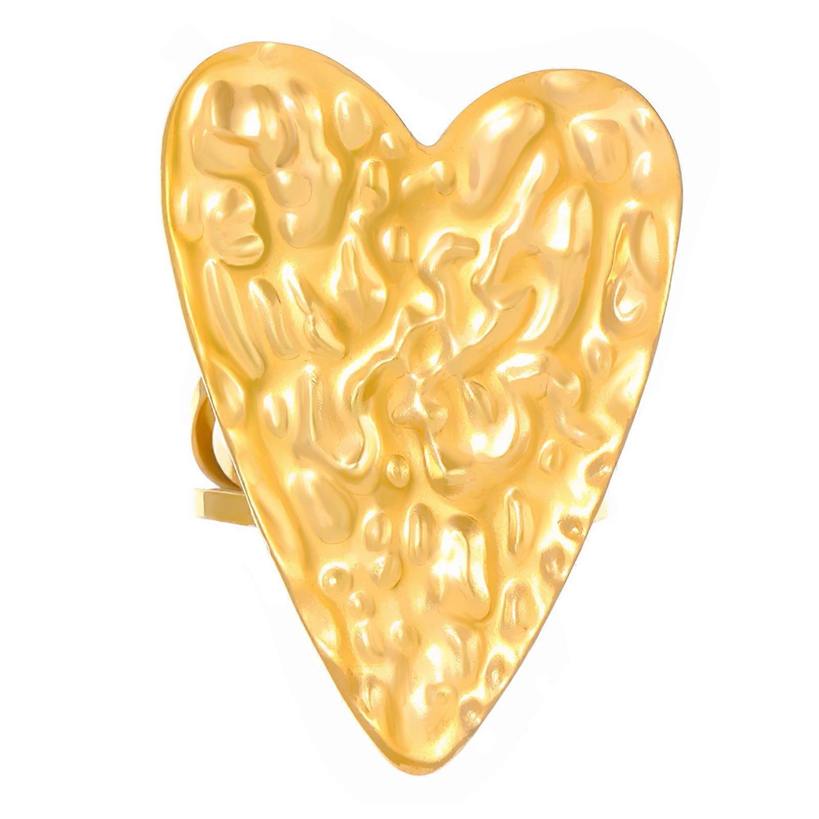 Adjustable Rings Opening Rings Sun/Heart Shape Finger Open Rings Stainless Steel Texture Suitable for Various Occasion