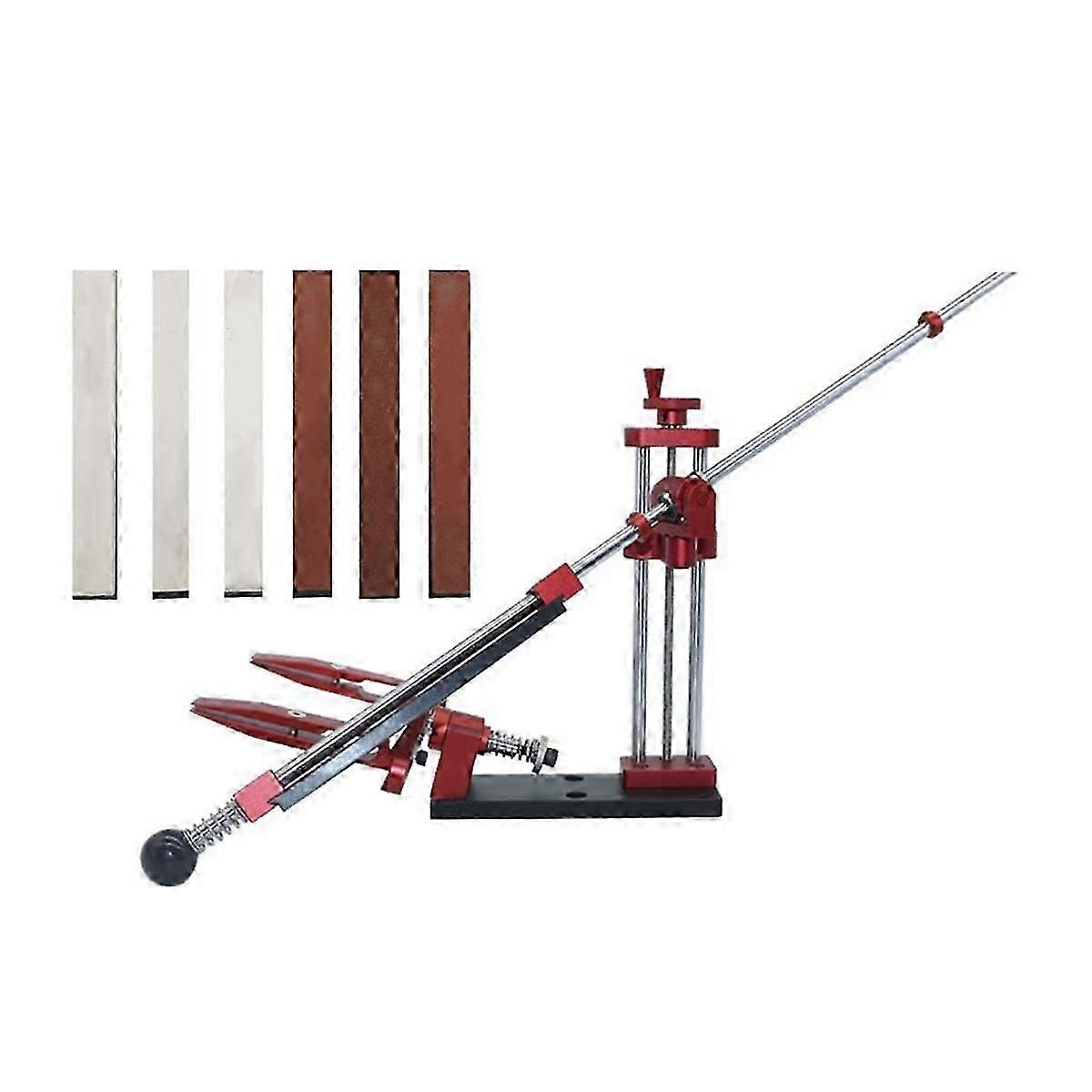 360 Rotation Flip Fixed-angle Knife Sharpening Kit -professional Knife Sharpener With Whetstones-a