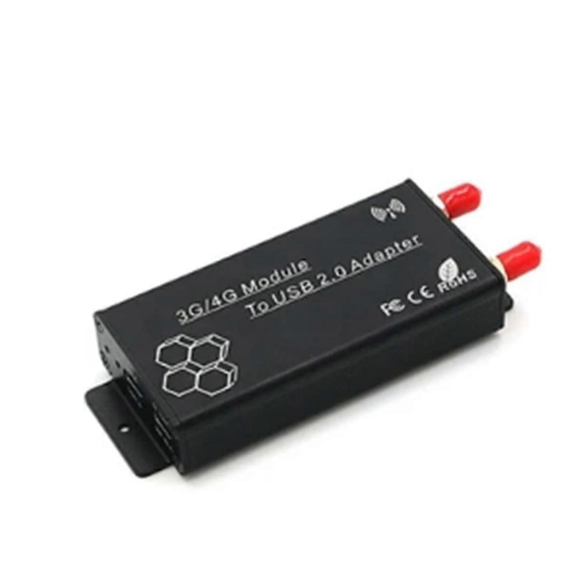 Mini PCI-E – USB 2.0 (C típus) adapter SIM-kártyanyílással Kiegészítő tápinterfész Wwan/LTE modulhoz