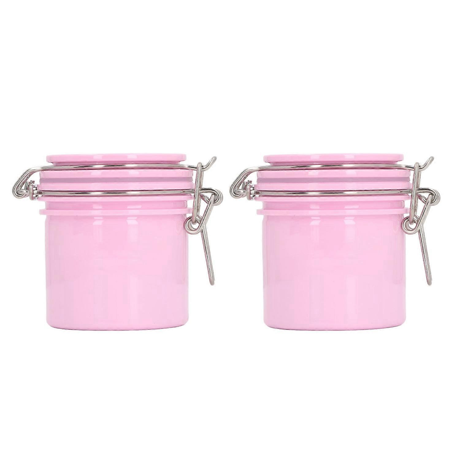 2pcs Eyelash Glue Storage Jar Sealing Buckle Large Capacity Glue Storage Container for Eyelash Exten