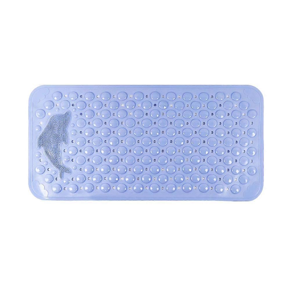 Silicone World Bathroom Anti-skid Mats PVC Shower Anti Fall Foot Mat Dolphin Massage Suction Cup With Drain Hole Floor Mat