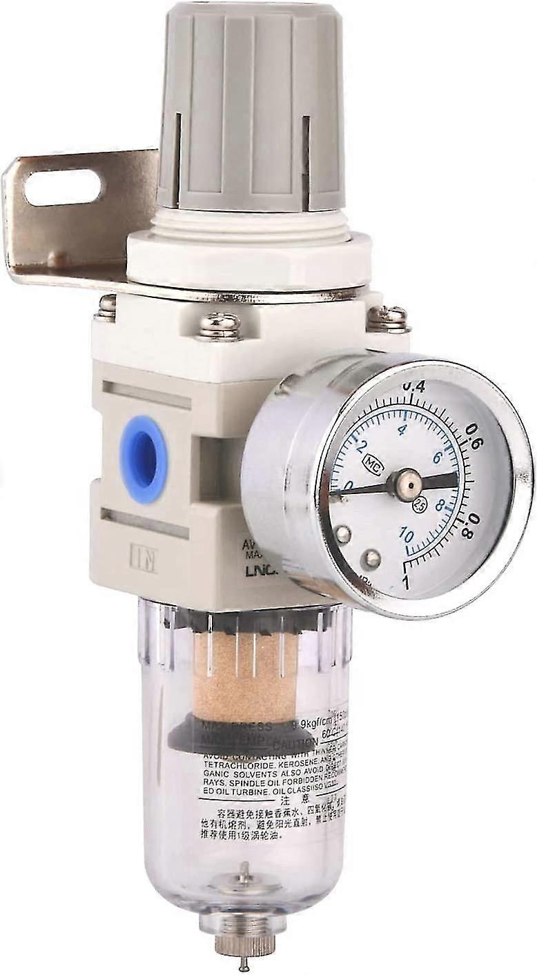 Water Separator - Compressed Air Regulator - For Compressor - 1/4" - Recommended