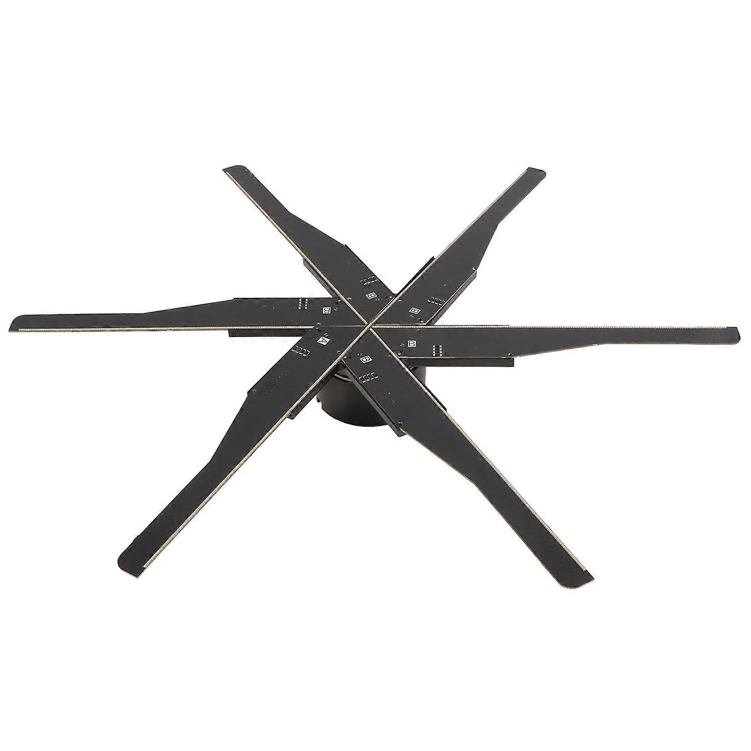 3D Hologram Fan Professional 4000x960 Resolution 6 Blades 960 Light Beads 23.6inch Hologram Fan Proj