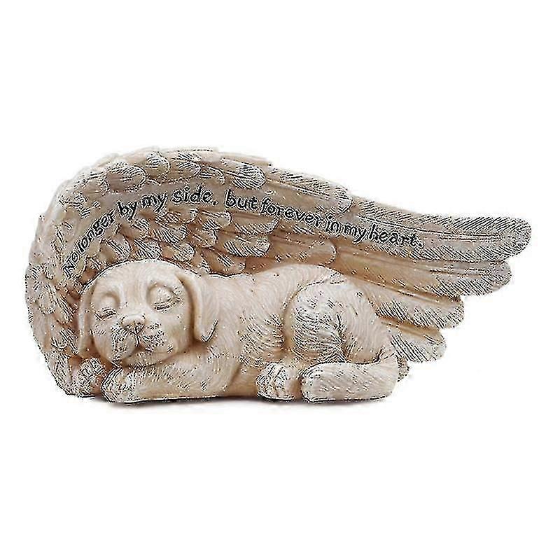 ガーデンエンジェルペット像装飾品 犬エンジェルペット記念墓マーカー像