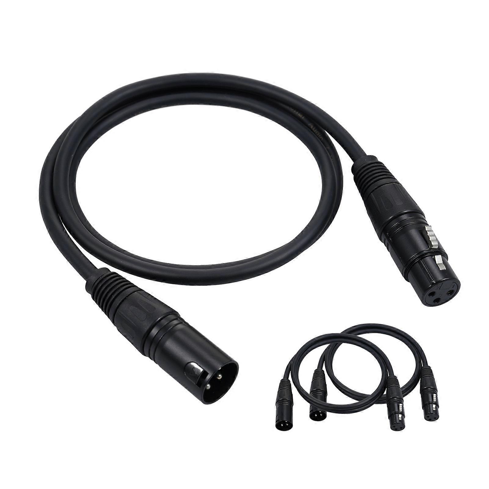 DMX512 Signal Cable Canon Cable/Microphone Cable/Microphone Cable XLR Cable Black