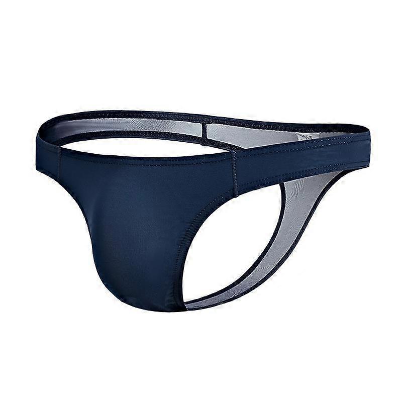 Men's Sexy Solid Color Underwear Convex Breathable Bodycon Triangle Briefs