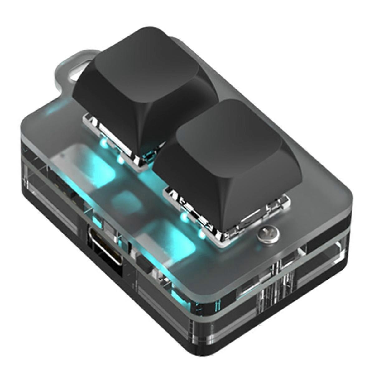 Bluetooth Mini 2 Key Keypad Copy Paste Hot Swap Games One key Password Mechanical key accessories f