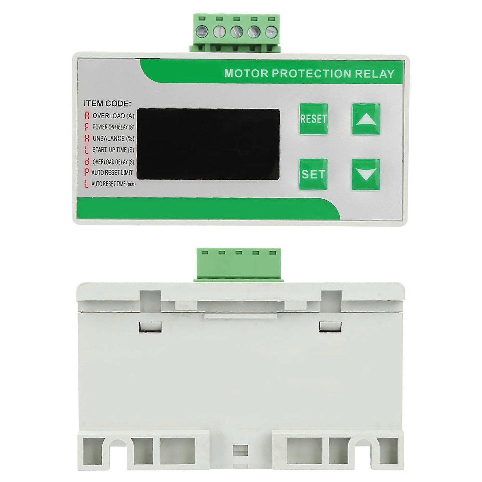 380V AC Digital Electric Motor Protector Overload and Phase Loss Protection 2-99A with Display (380V)