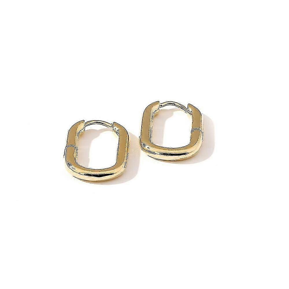 Square Temperament Minimalist Earrings