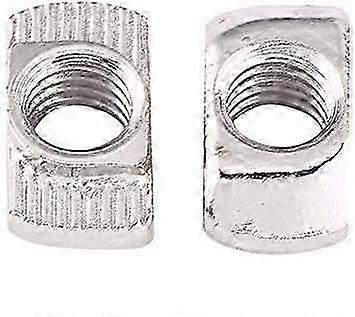 Set of European Standard Zinc Plated Carbon Steel Sliding T Nuts   (EU30-M4  15.5mm  8mm)