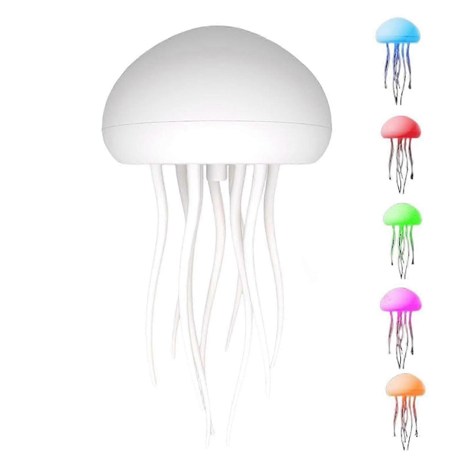 Voice Control Jellyfish Lamp With Dancing Legs, Jellyfish Lamp, Rgb Gradient Jellyfish Bedside Lamp, For Kids And Adults