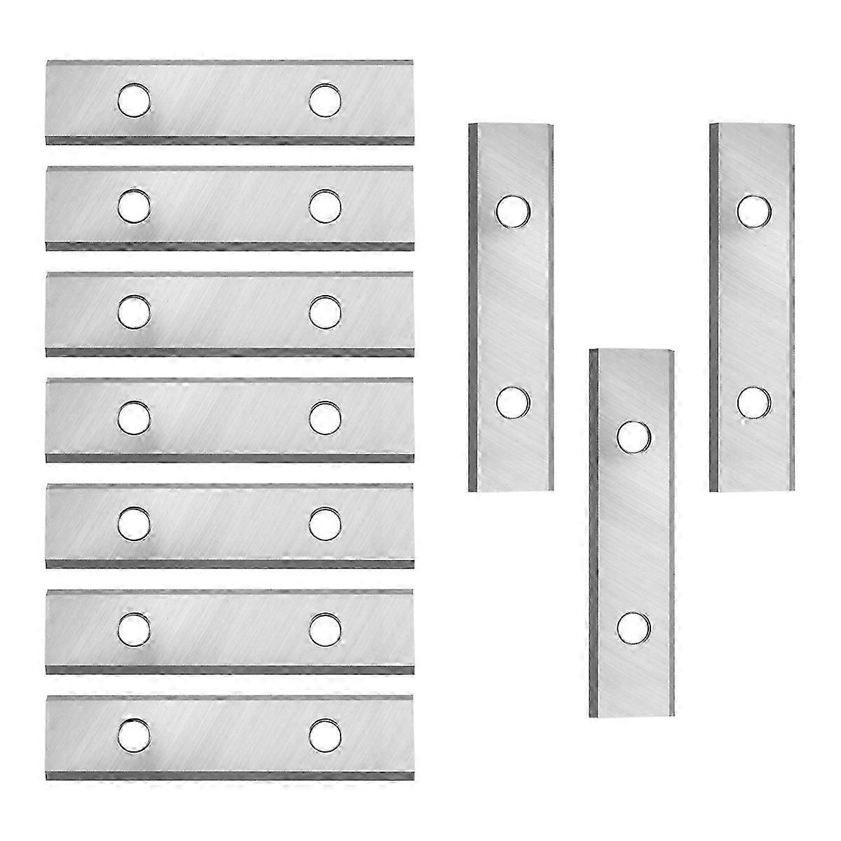 10Pcs Tungsten Carbide Scraper 50X12X1.5MM Double Edged Heavy Duty Scraper Replacement   compatible with Paint Stickers Removal
