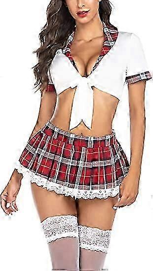 skolflicka underkläder cosplay underkläder set sexig student kostym