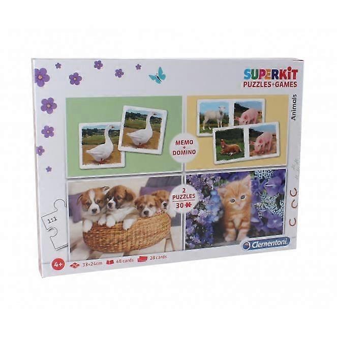 Puzzle Clementoni Superkit Animaux 4-en-1 30 pièces
