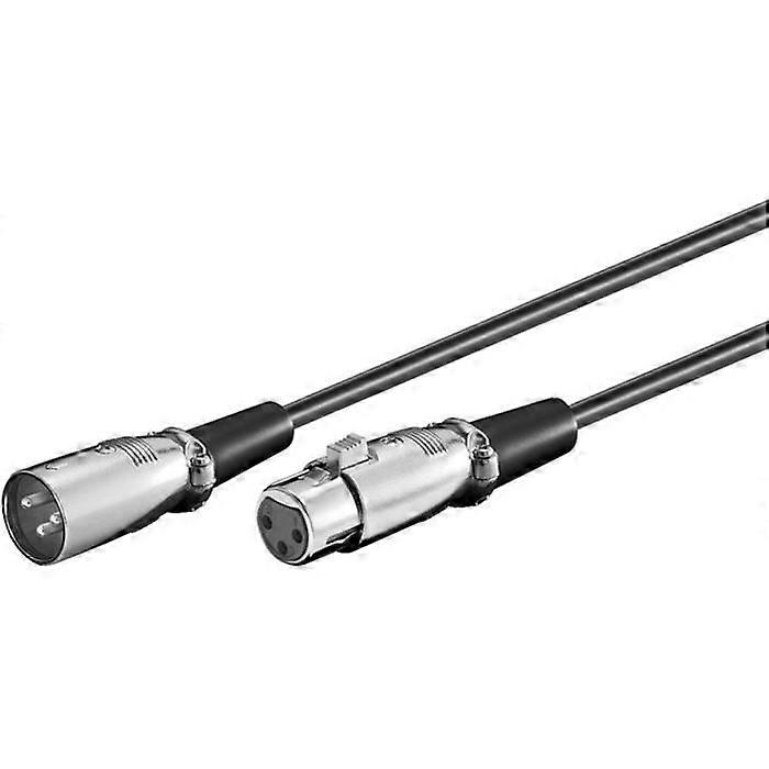 XLR Audiokabel (3-polig) Microconnect XLRMF10 10m schwarz