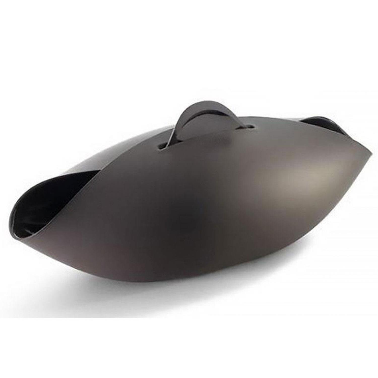 Haven Microwave Safe Eco-friendly Platinum Silicone Bread Baking Bowl, Black