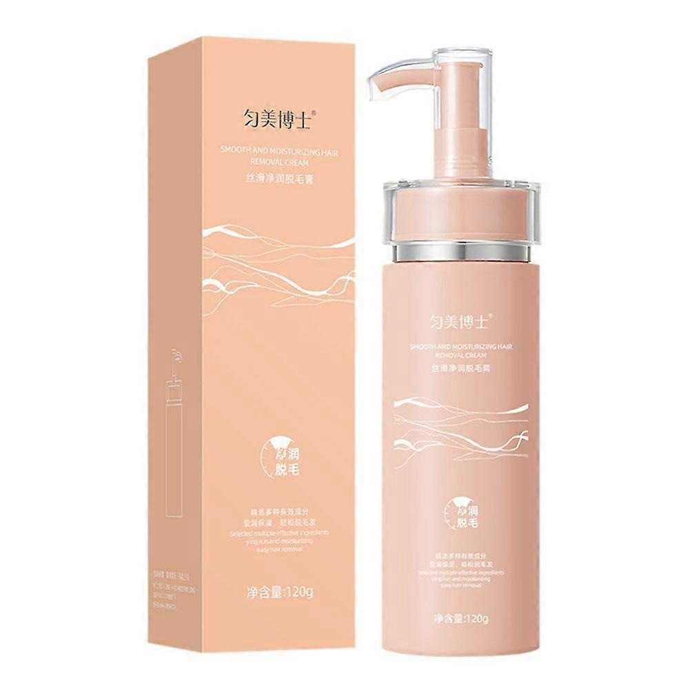 Crema depilatoria setosa Push Type per uomo e donna, delicata e non irritante, 120 g