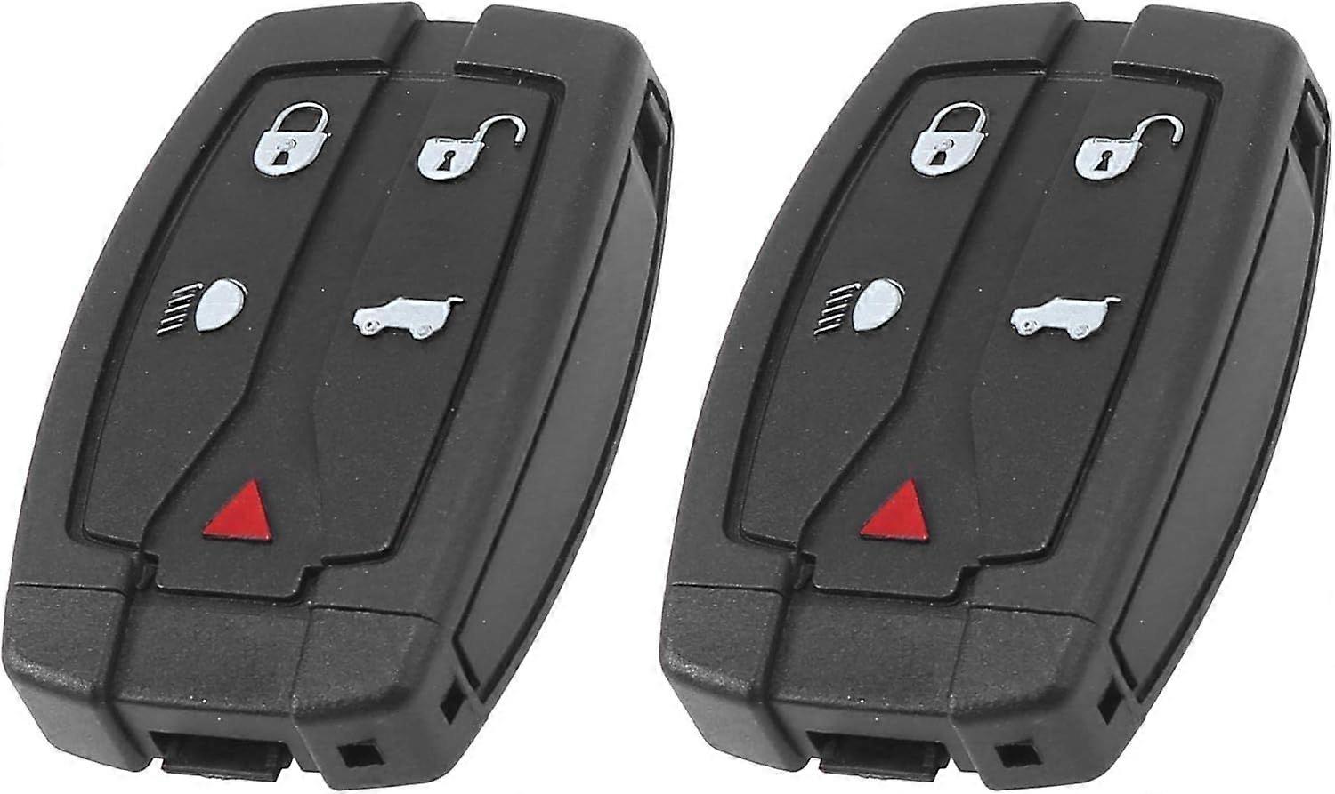 2025 Newest Model X AUTOHAUX 2pcs Replacement 5 Button Keyless Entry Remote Car