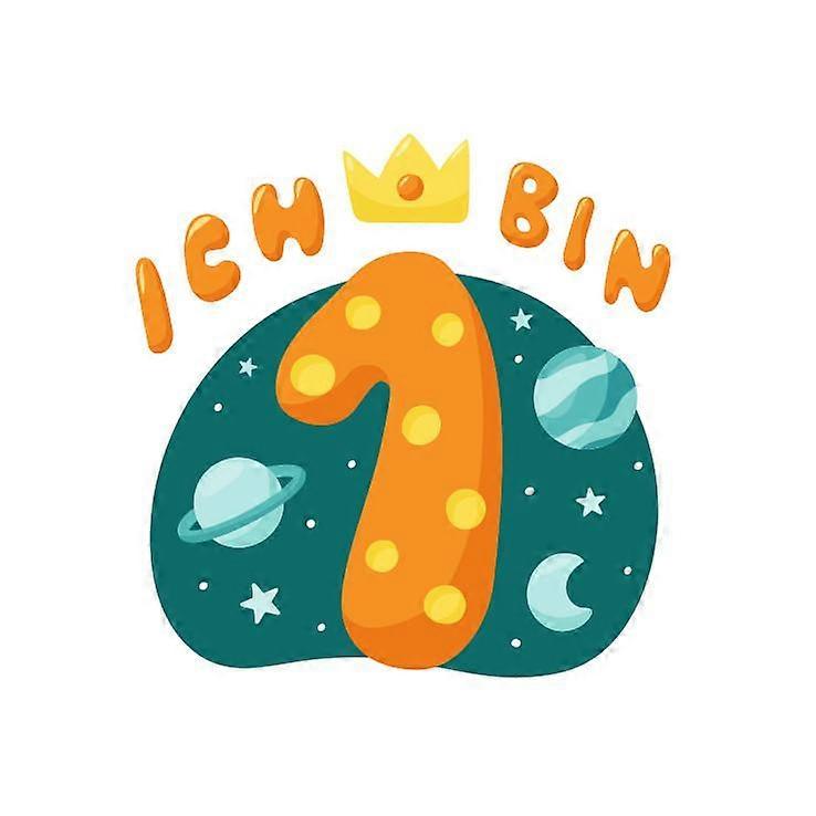 Iron-on patch I am 1