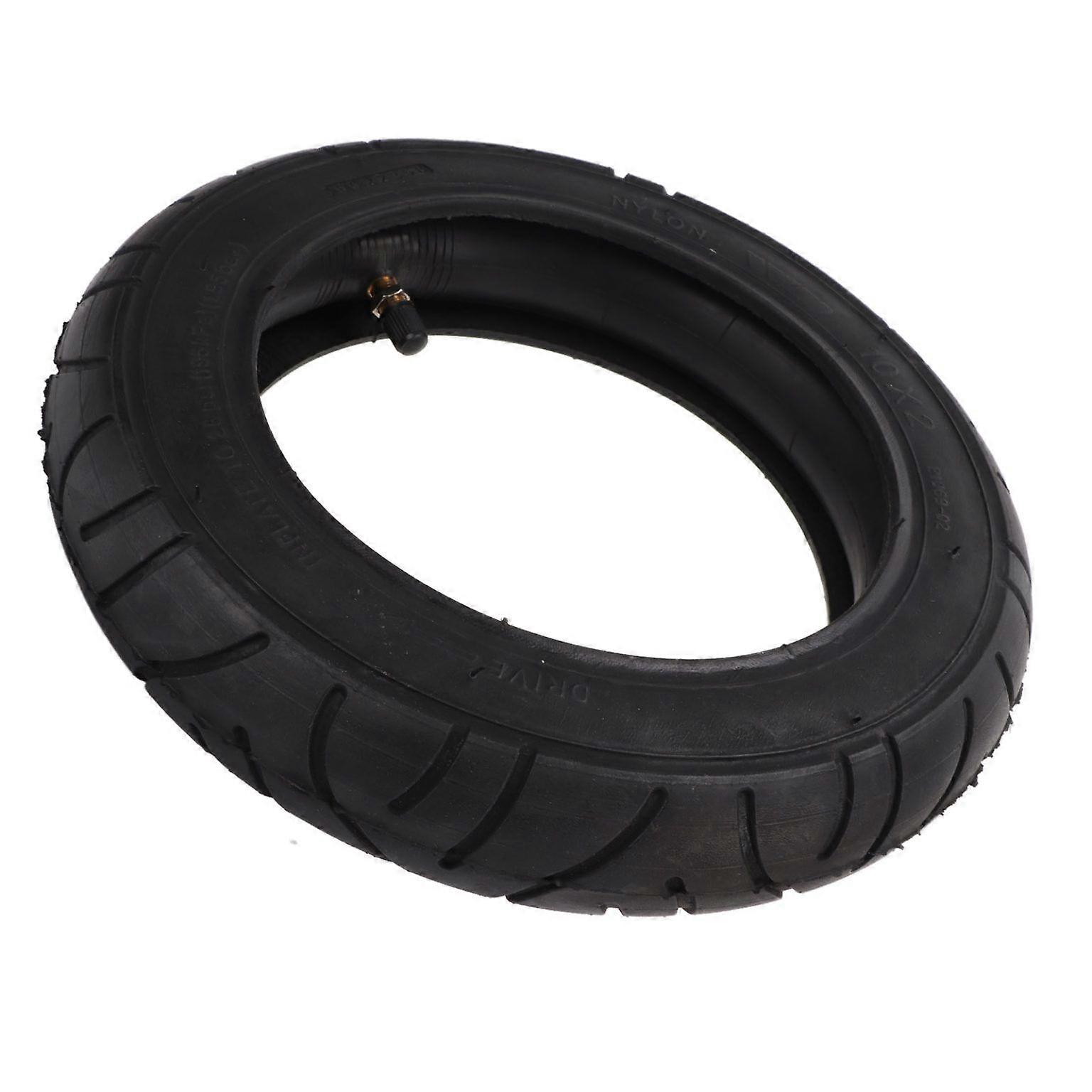 10x2.0 10-Inch Pneumatic Tires and Inner Tubes for Scooters - Durable Rubber Construction