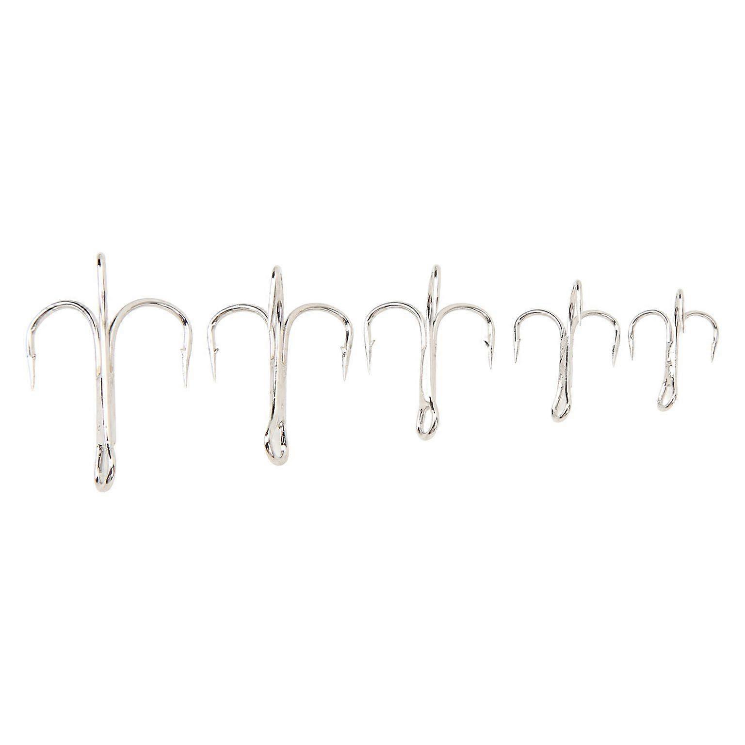 120PCS High Carbon Treble Fishhooks Set - Premium Fishing Hook Set