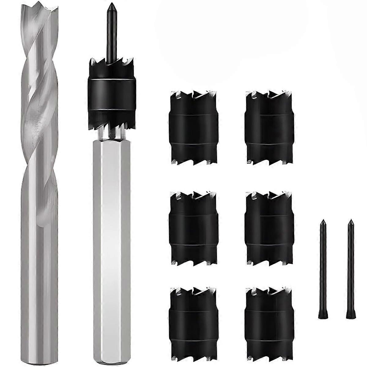 10Pcs Spot Weld Cutter Sets Double Sided for Power Drill Spot