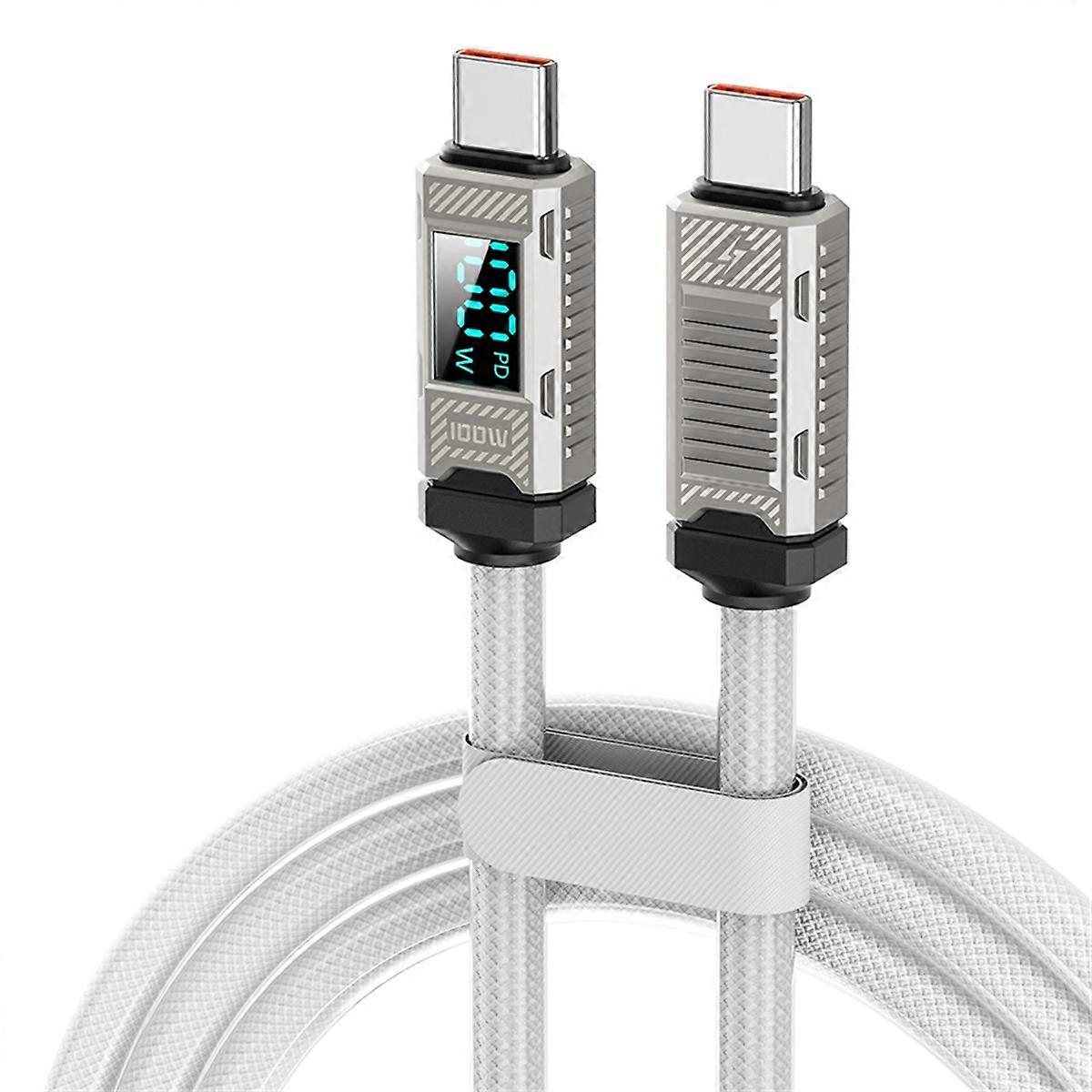 USB C to Type C Cable, PD100W Charger, for , White