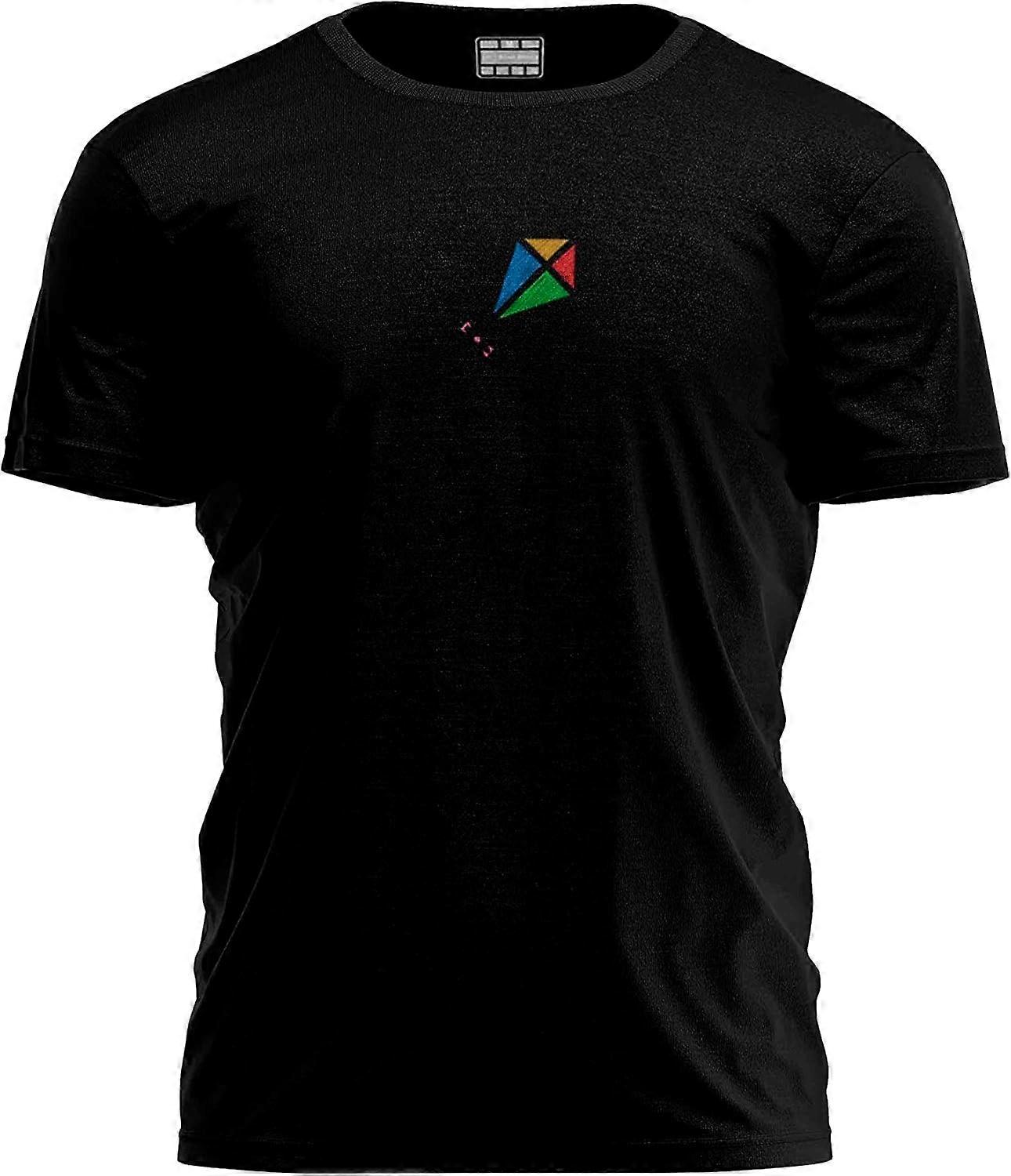 YC-Bold 100% Cotton Pure Black T-shirt: Make a Statement