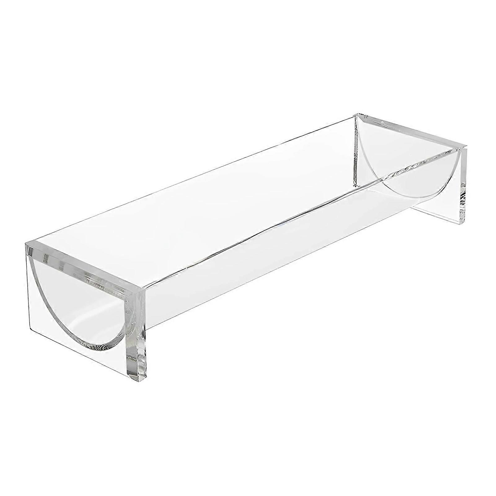 Transparent Macaron Display Tray with Elegant Shape Charcuterie Board Platter