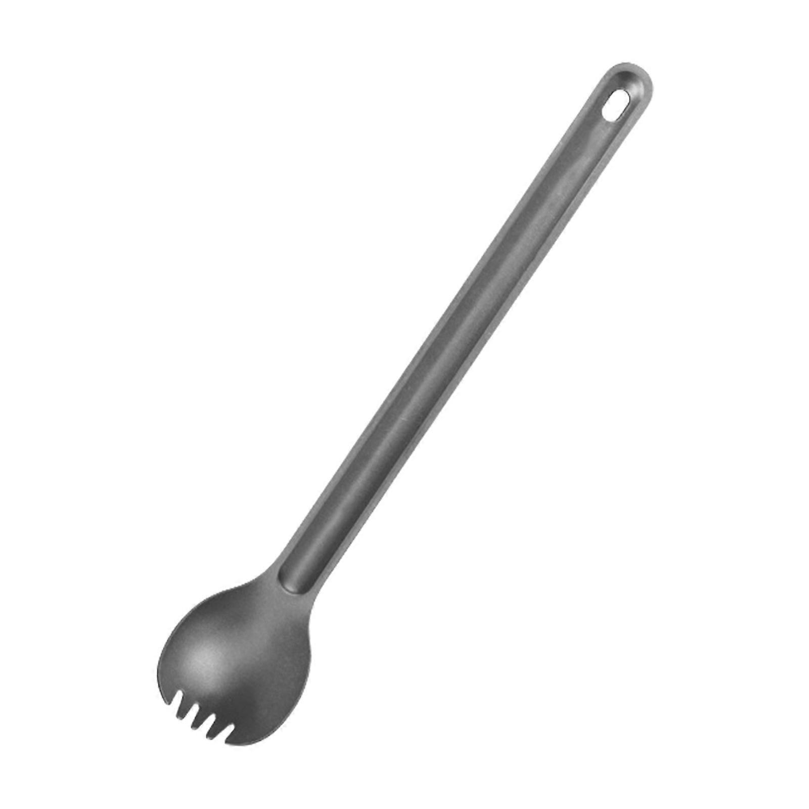 Titaniums Alloy Cutlery Set - Portable Spoon And Fork For Outdoor Camping Convenient To Carry And Storee PUW5294