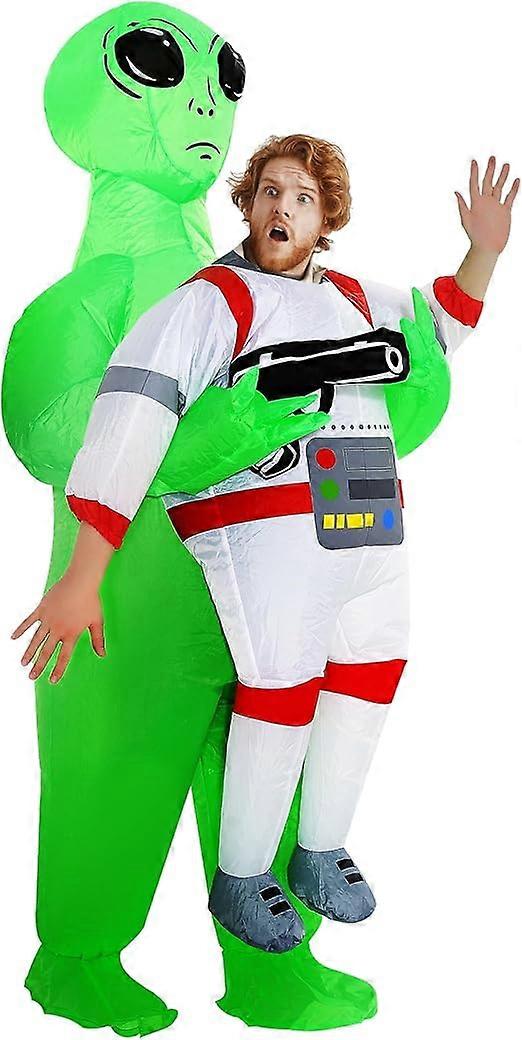 Alien hugging inflatable costume, adult