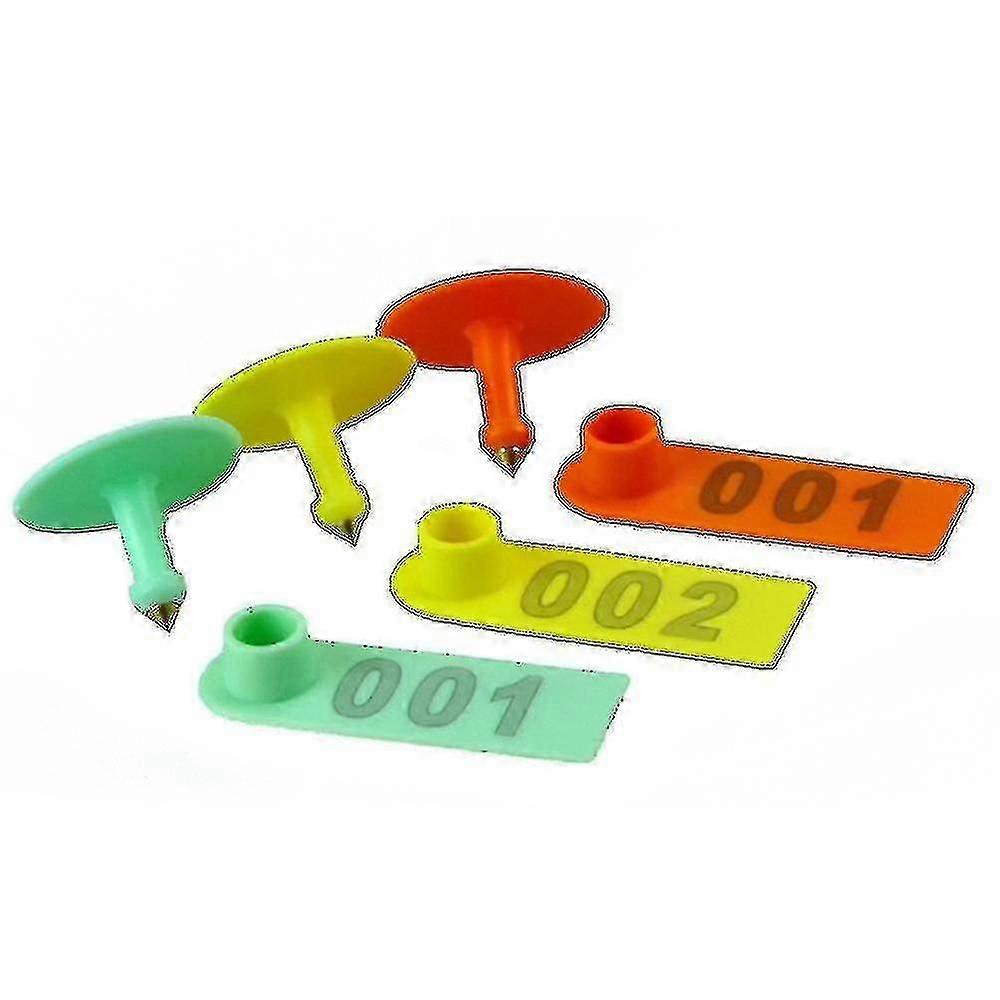 100 Pieces Laser Sheep Ear Tag Marker Ear Number Livestock--