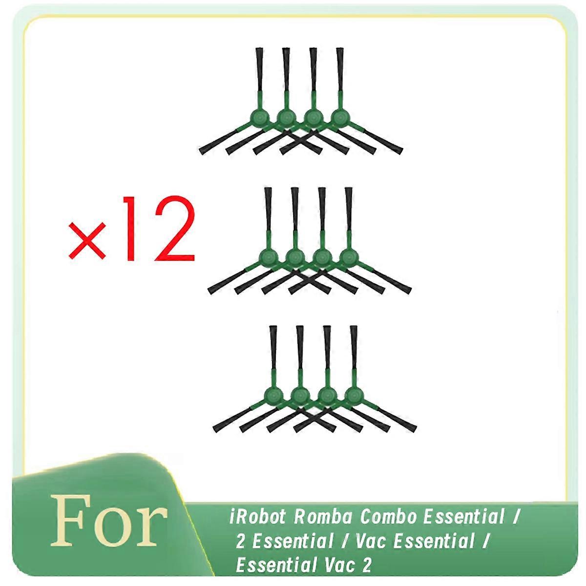 12Pcs Side Brush for IRobot Romba Combo Essential Sweeper Accessories