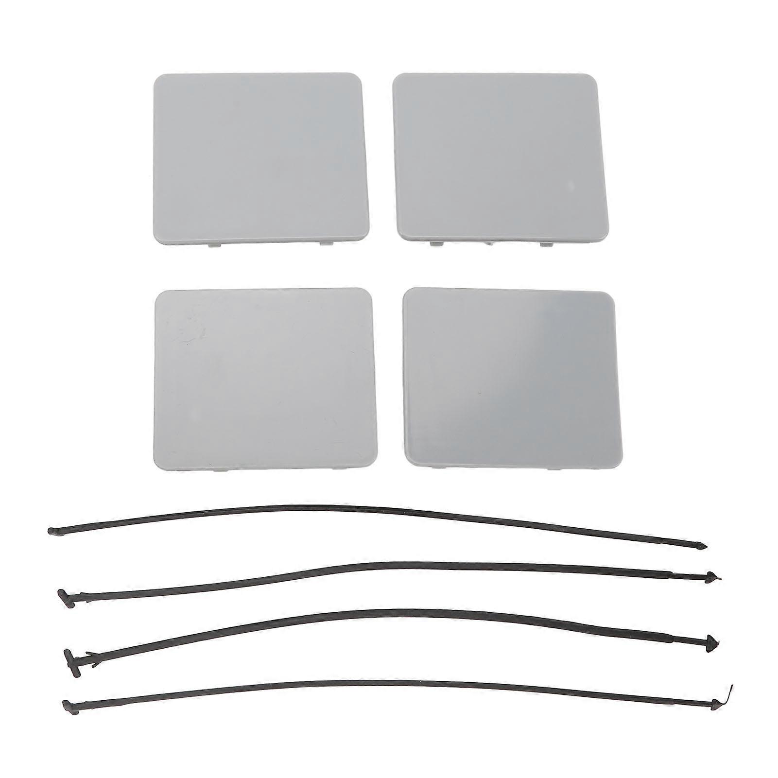4PCS Side Skirt Cap Set 2106987030 Front Left Or Right Rocker Panel Trim Plug Replacement for Benz E320 E430