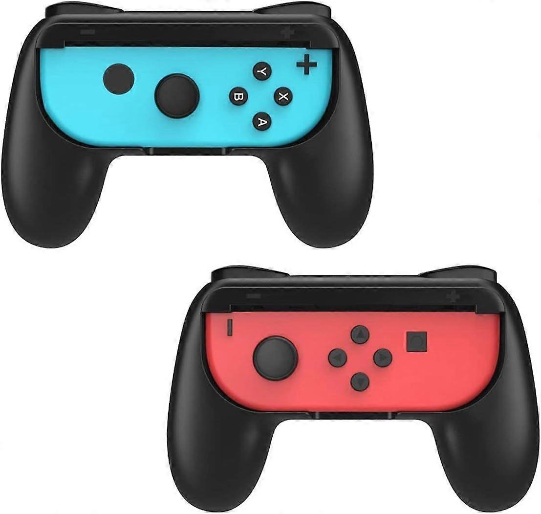 Numskull Steering Wheels and Comfort Controller Grips for Nintendo Switch Joy-Con, 2 Controller Grips