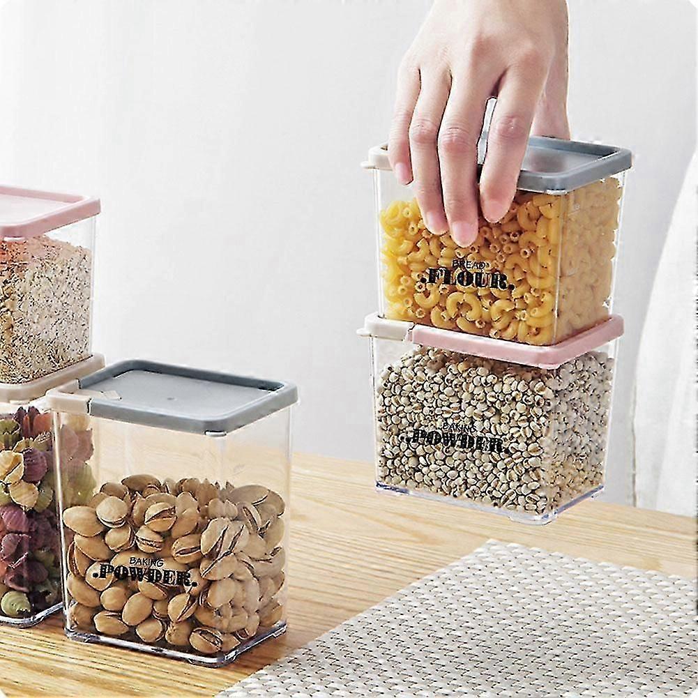 132Pcs/6 Sheets Kitchen Pantry Labels Transparent Waterproof Labels Jar