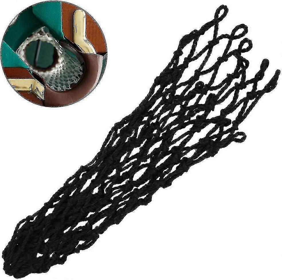 6pcs Billiards Net Hollow Out Pool Table Pocket Nets For Billiards Trainning Spair Table Bag
