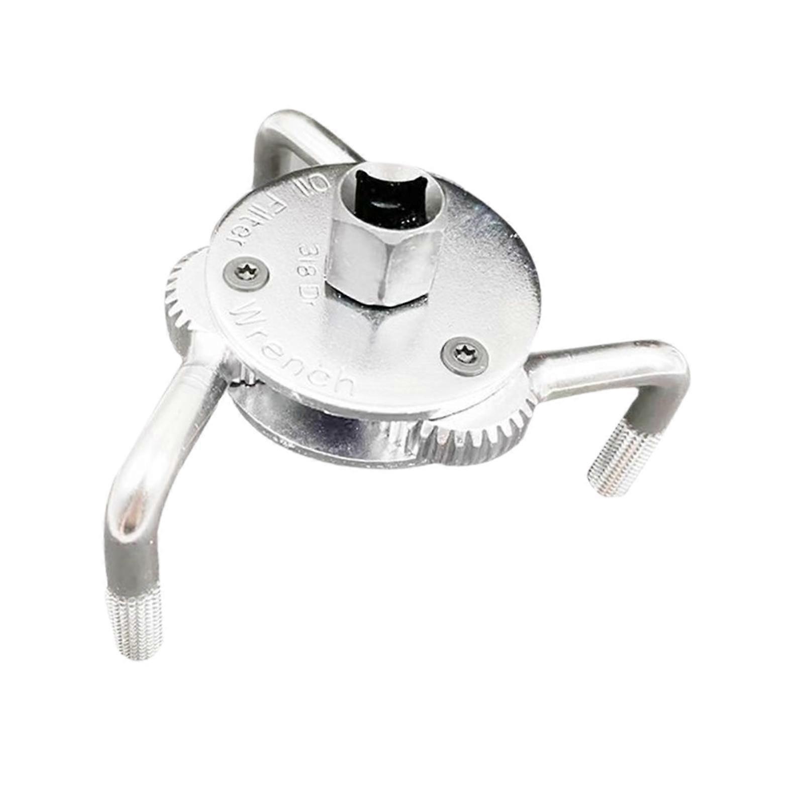Generic 3 Jaw Oil Filter Wrench Replacement Steel Sturdy Universal 2 Way for
