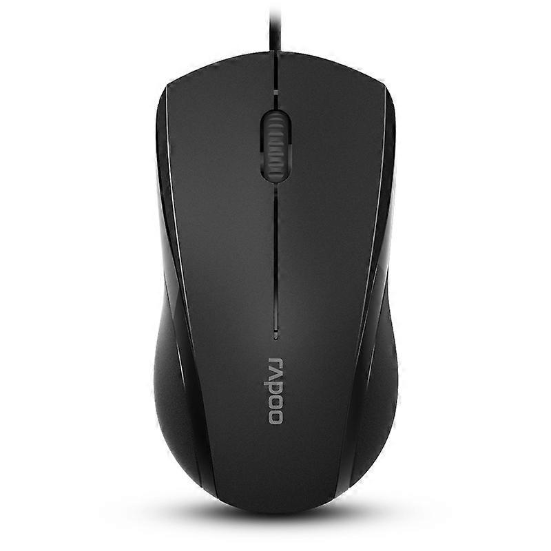 Rapoo N1600 1000 DPI 3 Keys Office Business Silent Wired Mouse, Cable Length: 1.5m
