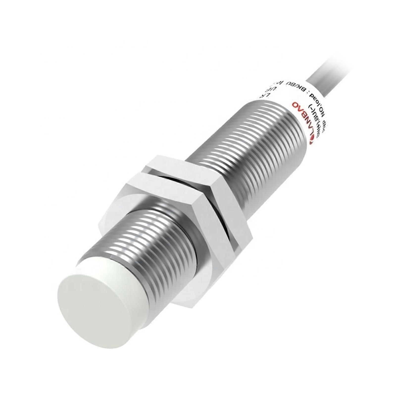 LR12XBF04DLXY/LR12XBN08DLXY Extra Long Distance Lr12 Series M12 Proximity Switch Dc 2 Wires Inductive Sensor 4mm 8mm with 2m Cable 1Pcs