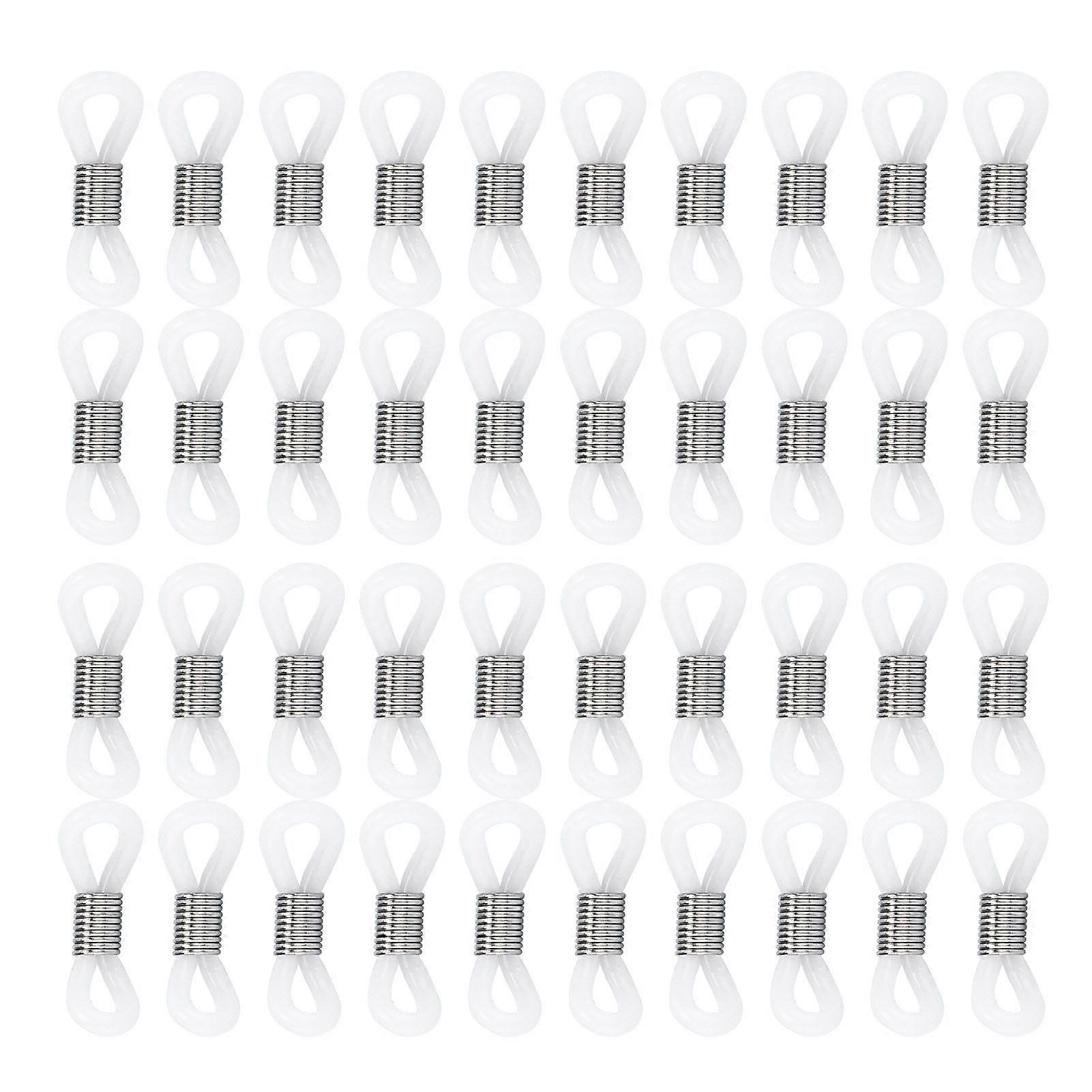 40Pcs Eyeglass Chain Ends Adjustable Comfortable Durable Holder Chain for Eyeglass Sunglasses
