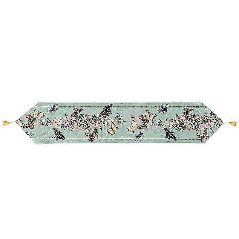 Breathable Polyester Table Runner,13X72 Inch Table Runners for Dining Table with Spring Summer Flow