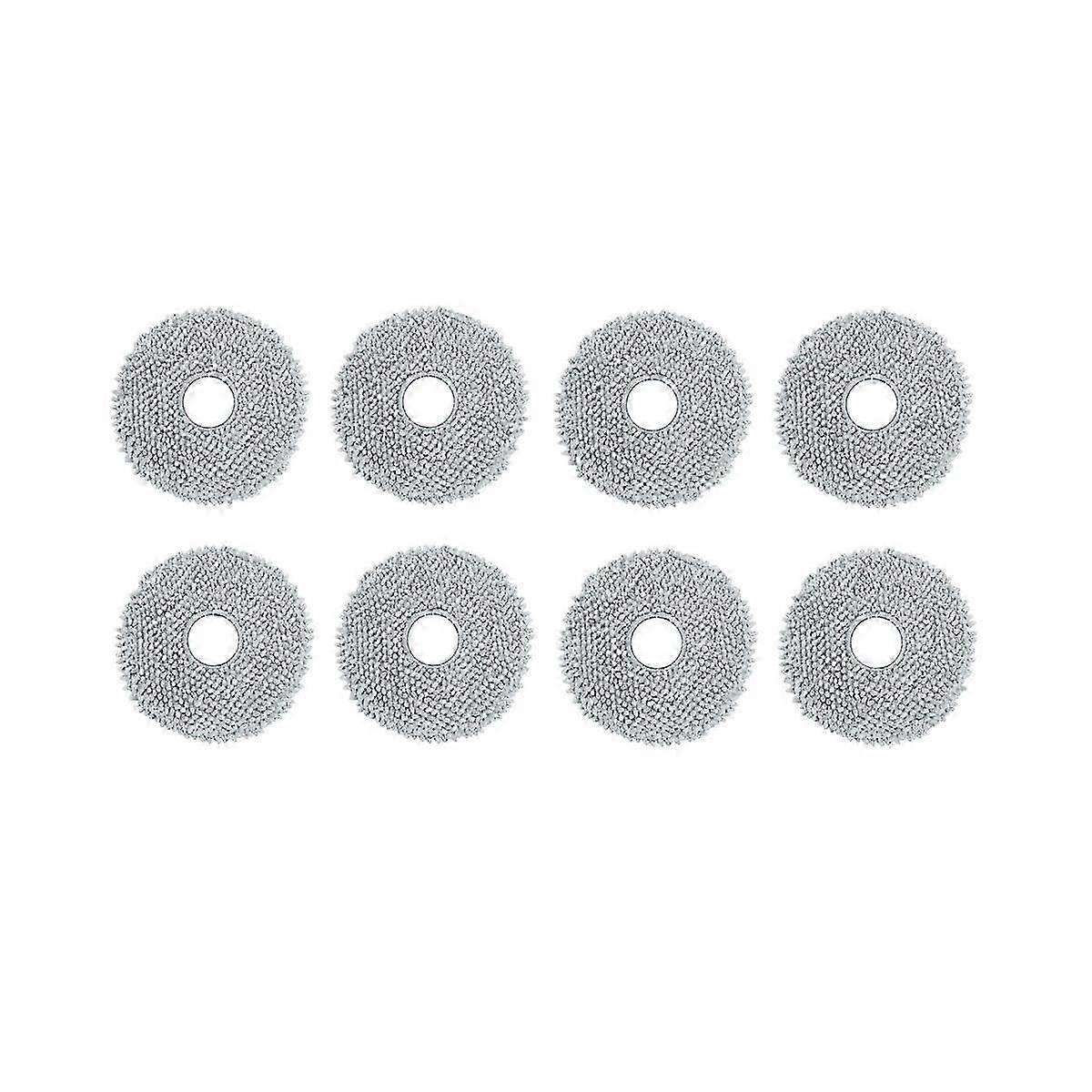 8PCS Spinning Mop Pads for Q / P10 Robot Vacuum Cleaner, Enhanced Cleaning Effect