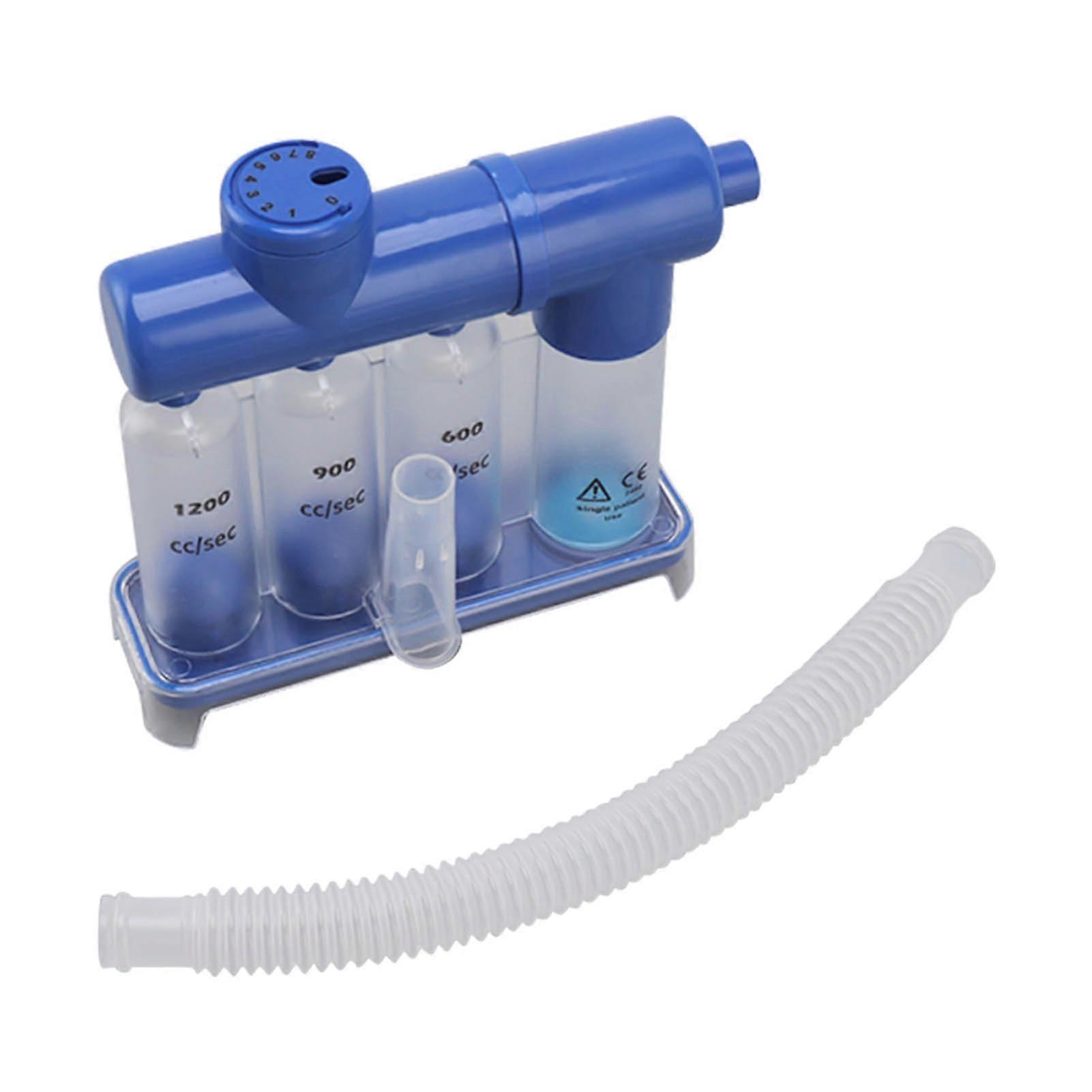 Respiratory Trainer Deep Breathing Lung Exerciser 3 Ball Inhaling Breath Measurement System For Students Elderly