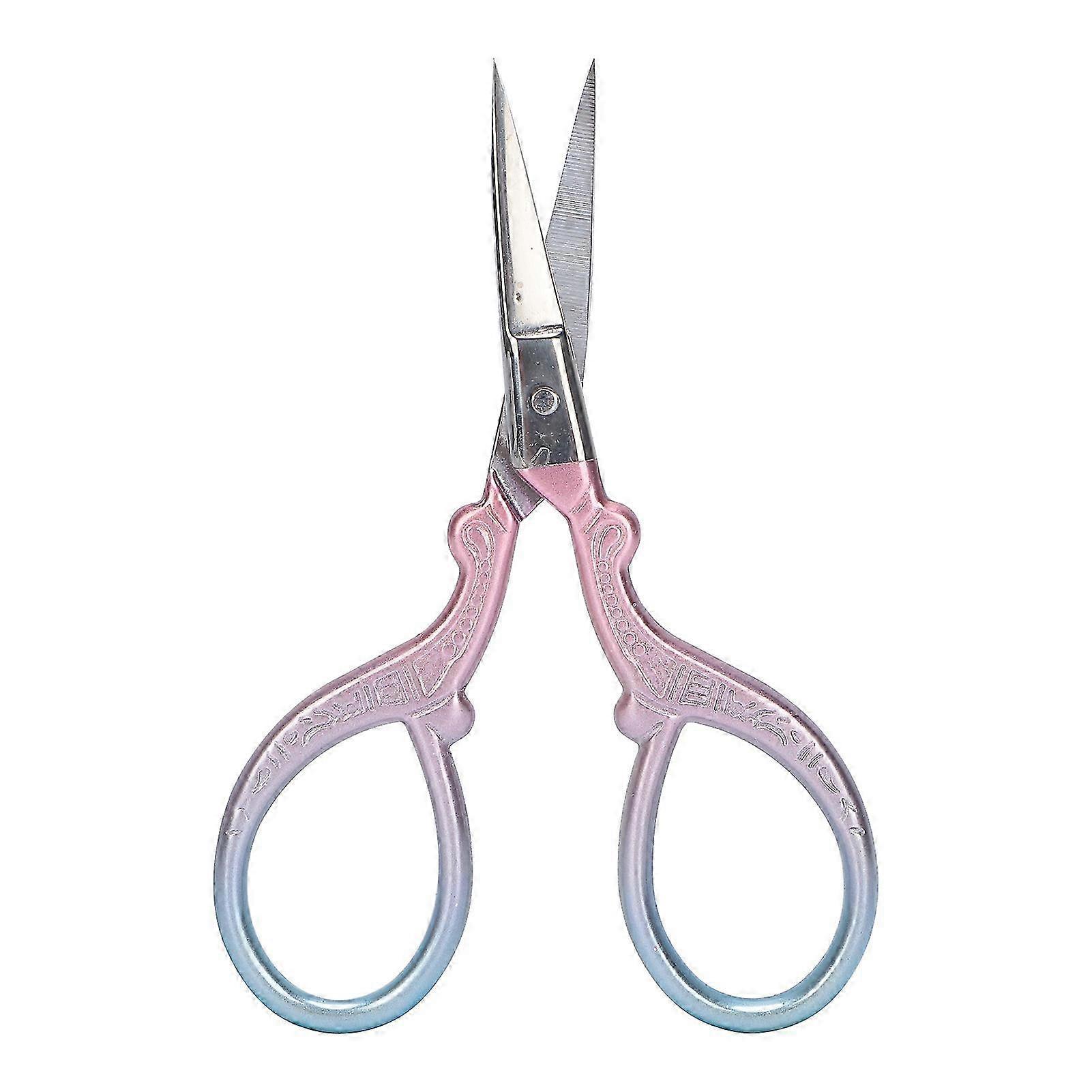 Embroidery Stainless Steel Shears, Pink Scissors, Small