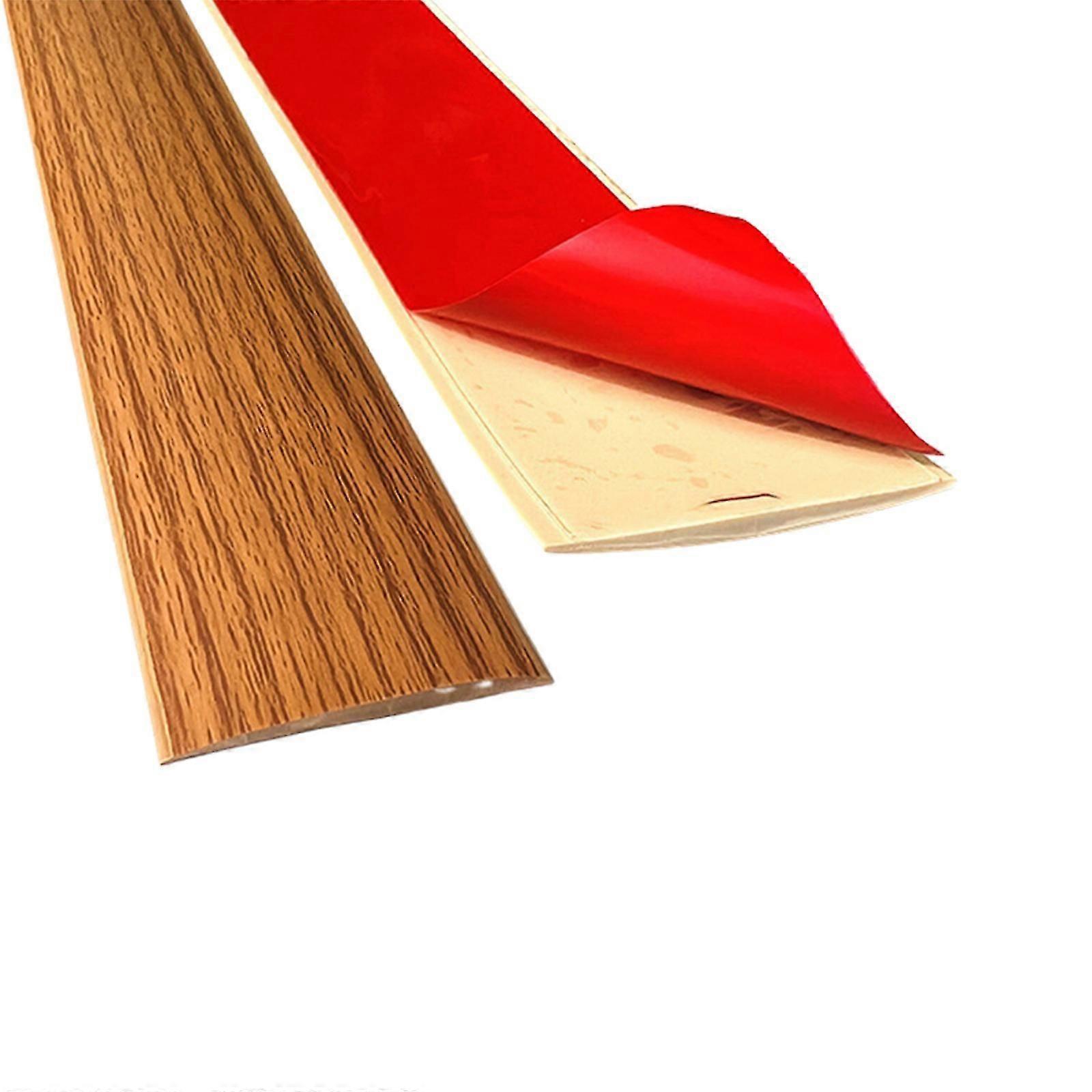 Floor Transition Strip Doorway Seam Edge Glue-free Self-adhesive Buckle Strip Durable Divider Decoration