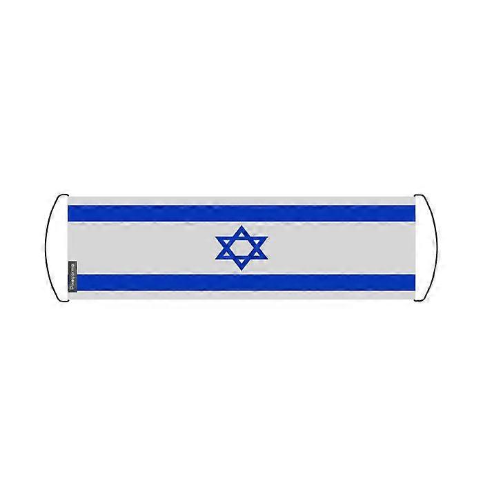 Scrolling Banner – Flag of Israel – 24 x 70 cm – Polyester – Hand Flag
