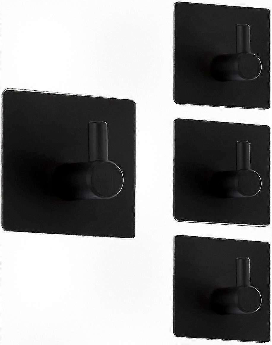 Heavy Duty Self Adhesive Hooks with Strong Hold, 4 Pack Suitable for Various Applications