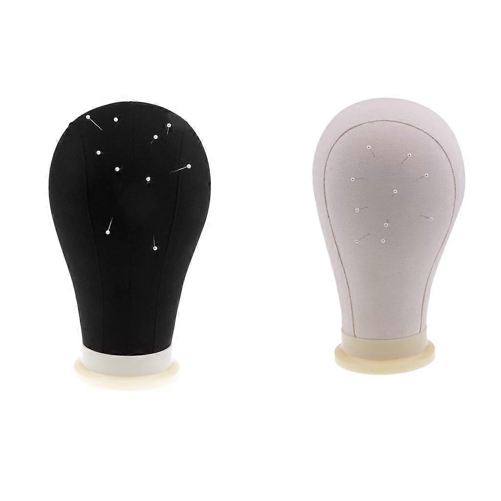 2 Poly Head Hat Making Display W/ Mount Hole+ 20pcs 22"