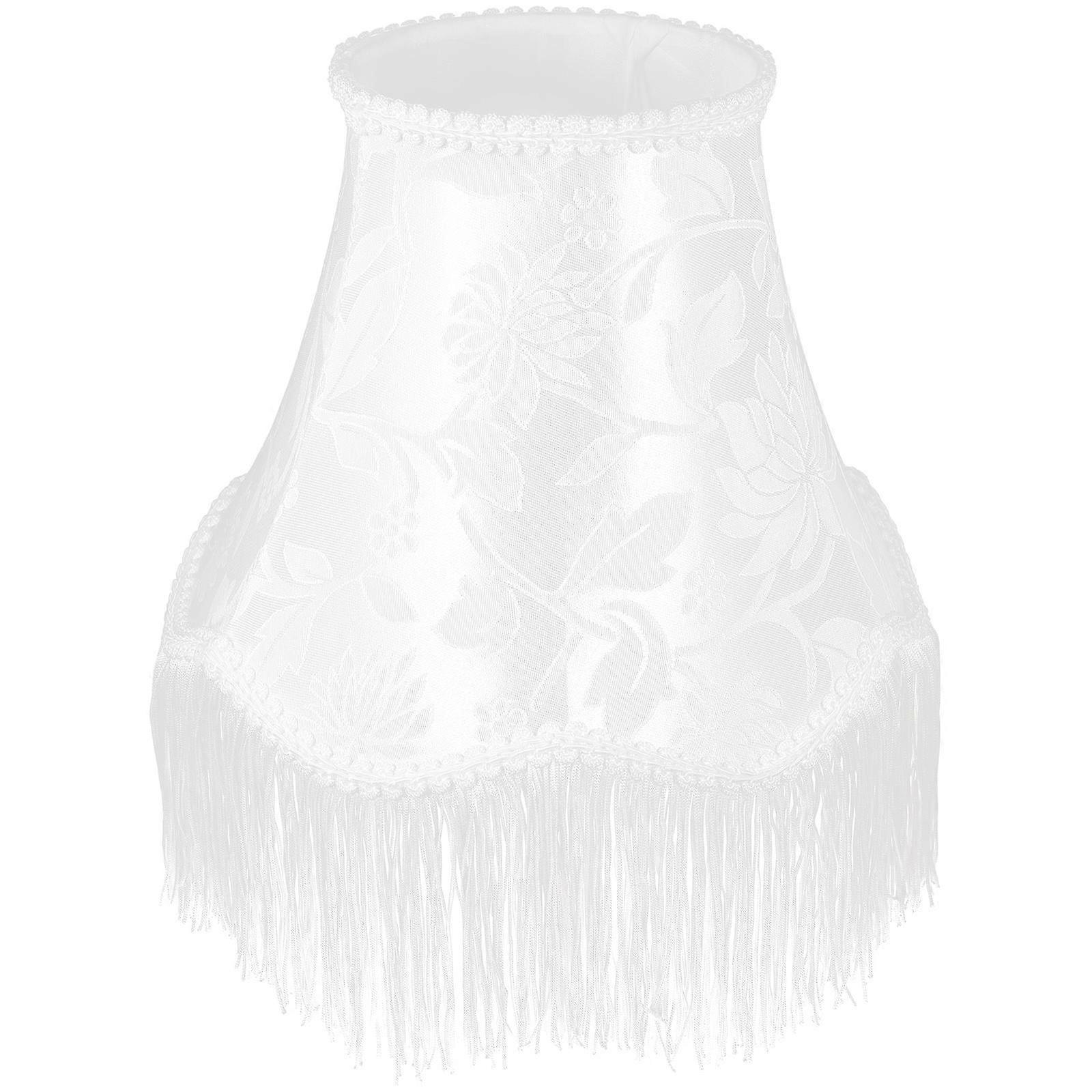 Vintage Woven Fringe Lamp Shade Decorative Tassel Design for Bedside Table Lamps Unique Style for Any Room Home Decor